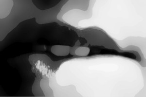 Lips prepared for a midnight kiss